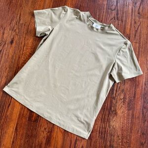 Maryam nassir zadeh boxy beige tee